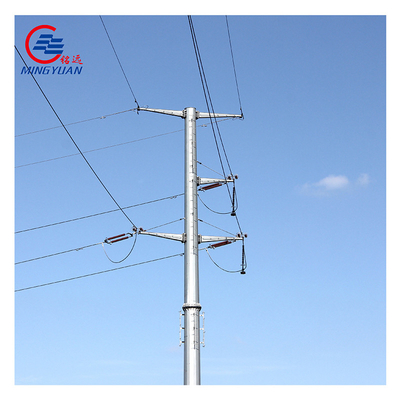 تراجع الساخنة المجلفن الصلب المنفعة 220kV لنقل الضوء أنبوبي
