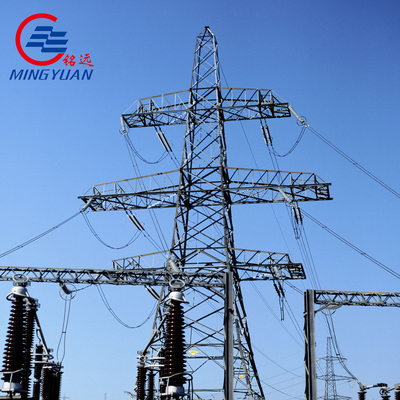 330kv برج نقل كهربائي / برج طاقة عالية الجهد الصلب