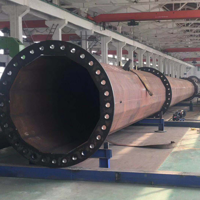 110kv القطب الكهربائي عالي الجهد المجلفن Hexadecagon 9m Utility