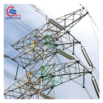 برج نقل الطاقة الكهربائية عالي الجهد المجلفن Q345 ASTM A123