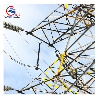 برج نقل الطاقة الكهربائية عالي الجهد المجلفن Q345 ASTM A123
