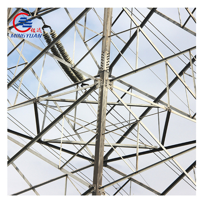 برج نقل الطاقة الكهربائية عالي الجهد المجلفن Q345 ASTM A123