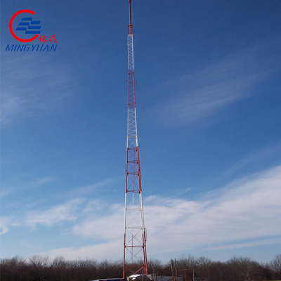 المجلفن الثلاثي برج خلية الدعم الذاتي 30m 45m 60m Q355B GSM انتقال هوائي