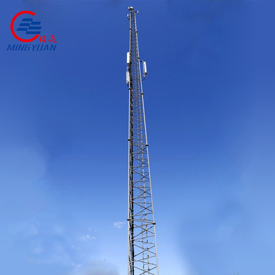 40m 50m أنبوب شعرية هوائي لاسلكي واي فاي برج الاتصالات السلكية واللاسلكية الصلب CDMA
